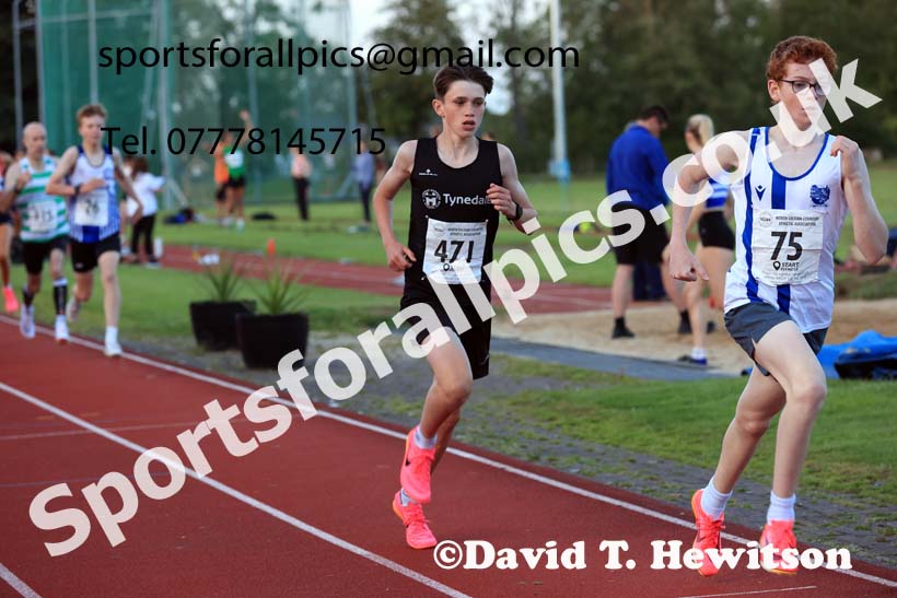 800 metres, 2024 NEGP 6, Monkton Stadium,  Wednesday, August 14th.  Photo: David T. Hewitson/Sports for All Pics